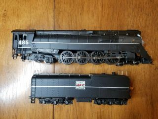 Bachmann Ho 4 - 8 - 4 Western Pacific Gs64 Dcc Steam Locomotive & Tender 485
