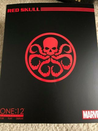 Mezco One:12 Collective Red Skull Figure Never Displayed