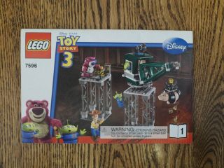 Lego 7596 TOY STORY 3 Trash Compactor Escape Set 100 COMPLETE w/MANUALS 4