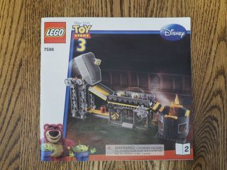 Lego 7596 TOY STORY 3 Trash Compactor Escape Set 100 COMPLETE w/MANUALS 5