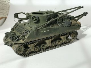 WW2 US Sherman ARV,  1/35,  built & finished for display,  fine. 3