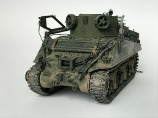 WW2 US Sherman ARV,  1/35,  built & finished for display,  fine. 4