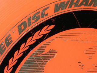 WHAM - O Frisbee Disc World Class 119 G 41 G 1980 Mexico Orange Vtg 80s Rare 5