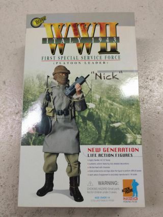 Dragon Action Figure Wwii 1/6 Platoon Leader " Nick " Italy 1943