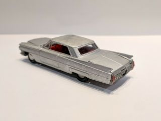 rare MINI - DINKY 1/65 1964 Cadillac Coupe DeVille Silver Red Interior 6