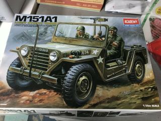Academy 1/35th Scale M151a1 Light Utility Truck Kit No.  1323