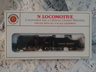 N Scale Train Bachmann Locomotive Prairie Tender Union Pacific