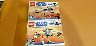Lego Star Wars 8014 Clone Walker & 8015 Assassin Droids Battle Factory