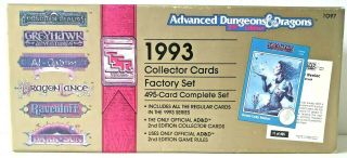 Advanced Dungeon & Dragons Collector Cards Factory Set 1993 (495) Complete Set
