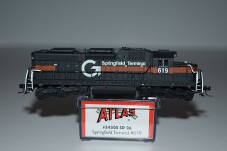 N Scale Atlas 54505 Springfield Terminal Sd - 26 Powered Diesel Locomotive C6047
