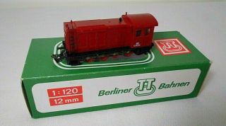 Berliner Bahnen V36 Diesel Locomotive,  Red,  With Box & Paper Work