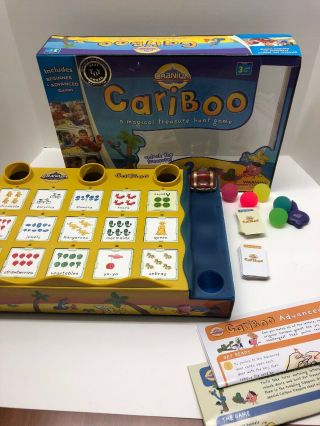 Cranium Cariboo Treasure Hunt Game Autism Speech Therapy Missing 1 Ball 6 Cards