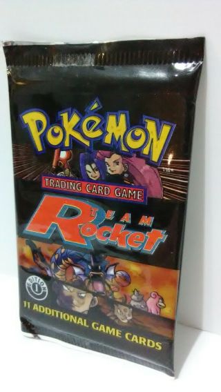 Pokémon Trading Card Game Team Rocket First Edition Booster Pack (unweighed)