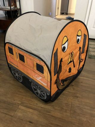 THOMAS THE TRAIN TANK ENGINE Pop Up Tent PLAY HUT With Caboose 2