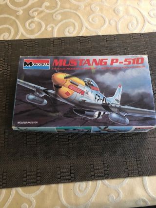 Monogram Mustang Airplane P - 510 Model Kit 1/48 Scale 5207