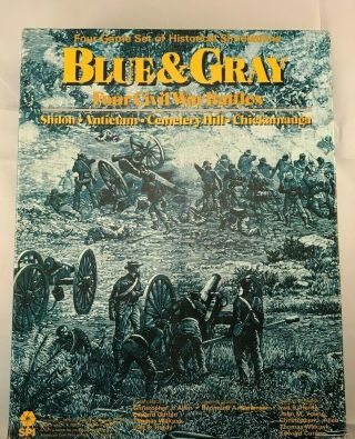 Blue & Gray 4 Civil War Battles Spi Simulations Production Inc.
