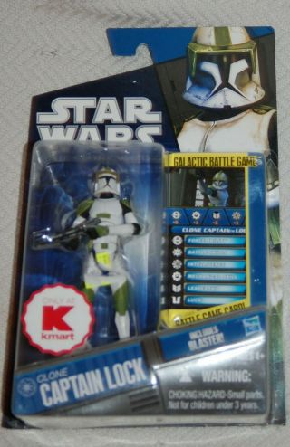 Star Wars Clone Wars Kmart Exclusive Clone 3.  75 " Captain Lock