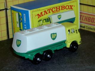 Matchbox Lesney Bedford BP Petrol Tanker 25 c2 BPW decals SC2 VNM & crafted box 2