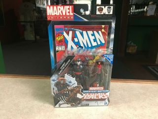 2011 Marvel Universe 3.  75 X - Men Gambit & Mister Sinister Comic Packs Moc