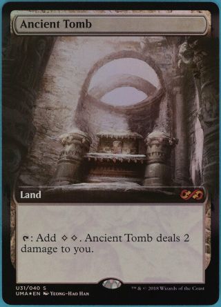 Ancient Tomb (ultimate Masters Box Topper) Foil Nm - M (35504) Abugames