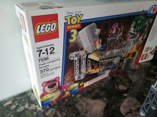 Lego Toy Story 3 7596 - Trash Compactor Escape 100 Complete Near w/ box 6