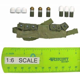 1st Cavarly Delaware 1968 - Grenade Round Belt - 1/6 Scale - Ace Action Figures
