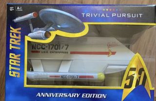 Star Trek Trivial Pursuit 50th Anniversary Edition Galileo Shuttle Cards