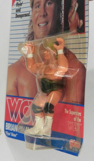 Galoob Toys WCW Brian Pillman Wrestling tiger stripe trunks MOC card 4