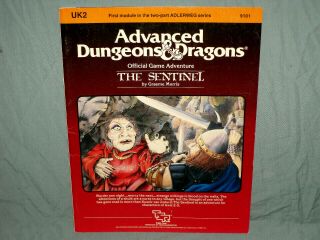 Ad&d 1st Ed Module - Uk2 The Sentinel (2nd United Kingdom Adventure And)