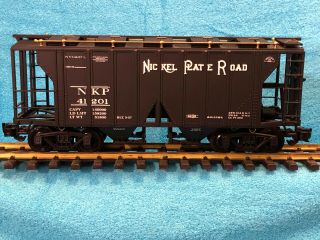 Aristo - Craft Art - 41201 2 Bay Covered Hopper Nickel Plate Road Nkp G Scale