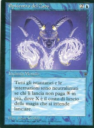 Magic Mtg Italian Legends In The Eye Of Chaos - Slight Play (sp)
