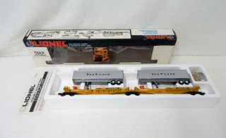 Lionel 6 - 16322 Trailer Train Ttux Flatcars & Sealand Trailers 16321 2car Set