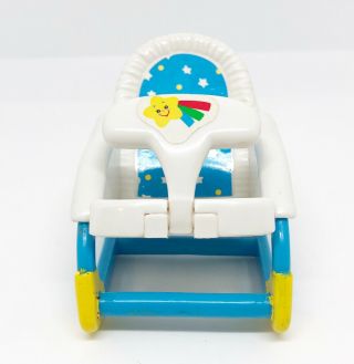 Fisher Price Loving Family Dollhouse Furniture Baby Bouncer Seat Nursery 2001