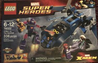Lego Marvel Sh Set 76022 X - Men Vs.  The Sentinel,  Wolverine Magneto