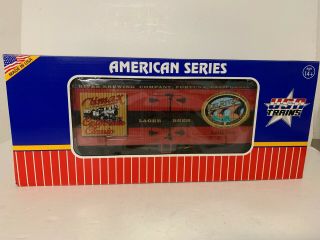 Wow Nib Usa Trains R - 16401 Climax Lager Beer G Scale Reefer C9