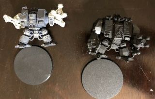 Forge World Siege Dreadnought And Ironclad Dreadnought Space Marines 40k