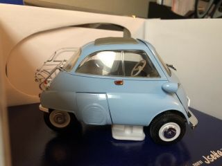 Revell Metal 1:18 BMW Isetta 250 bubble car in blue; RARE 4