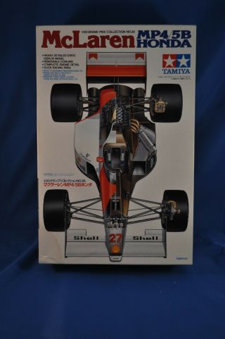 Tamiya Mclaren Mp4/5b Honda Grand Prix 19 - 1 1/20 Scale Model Kit Nos P/n: 20026