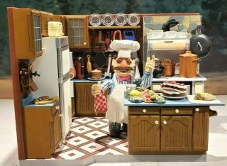 Palisades The Muppet Show Swedish Chef Figure W/kitchen - Series 3 Play - Set