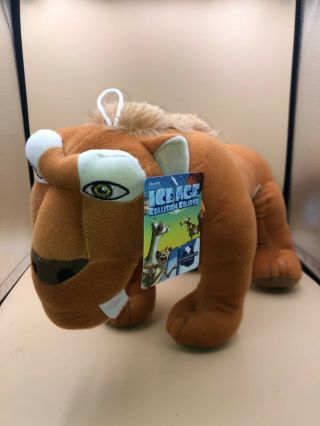 Ice Age Collision Course Diego Saber Toothed Tiger Plush Kids Soft Stuffed Toy