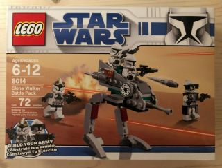 Lego Star Wars Set 8014 Clone Walker Battle Pack 2009 The Clone Wars