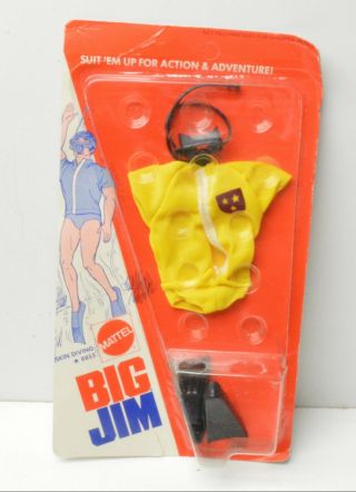 Big Jim Mattel Vintage Skin Diving 8855 In Package 1973 2