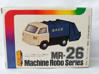 Machine Robo Mr - 26 Sanitation Robo W Box 1983 Bandai Japan Exclusive Redeco
