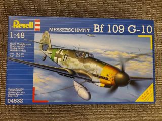 Revell 1:48 Messerschmitt Bf109 G - 10 Model Kit 04532 Open