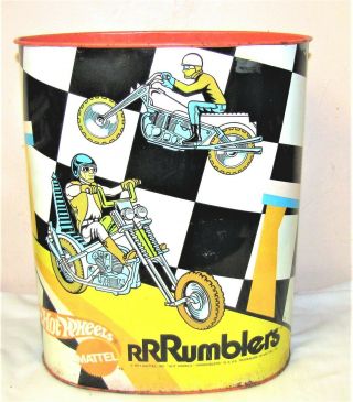 1971 - - Mattel Hot Wheels - - Rrrumblers - - Trash Can
