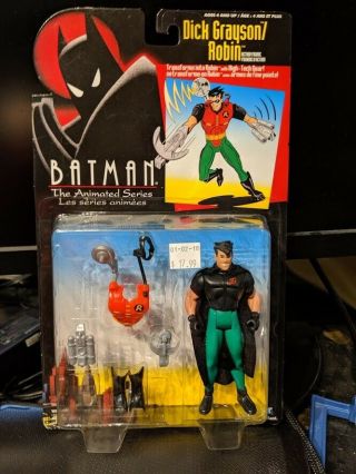 1993 Kenner Batman The Animated Series Dick Grayson Robin Action Figure Toy Dc