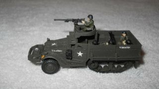 Roco Minitanks - Wwii Us Army M3 Mortar Halftrack.  Crew,  Painted & Decaled