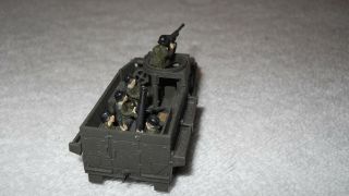 ROCO MINITANKS - WWII US ARMY M3 MORTAR HALFTRACK.  CREW,  PAINTED & DECALED 4
