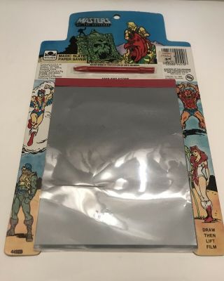 Vintage 1983 Golden " Masters Of The Universe " He - Man Magic Slate Motu Pen