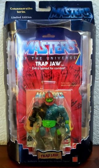 Masters Of The Universe Motu,  Commemorative Trap Jaw,  He - Man